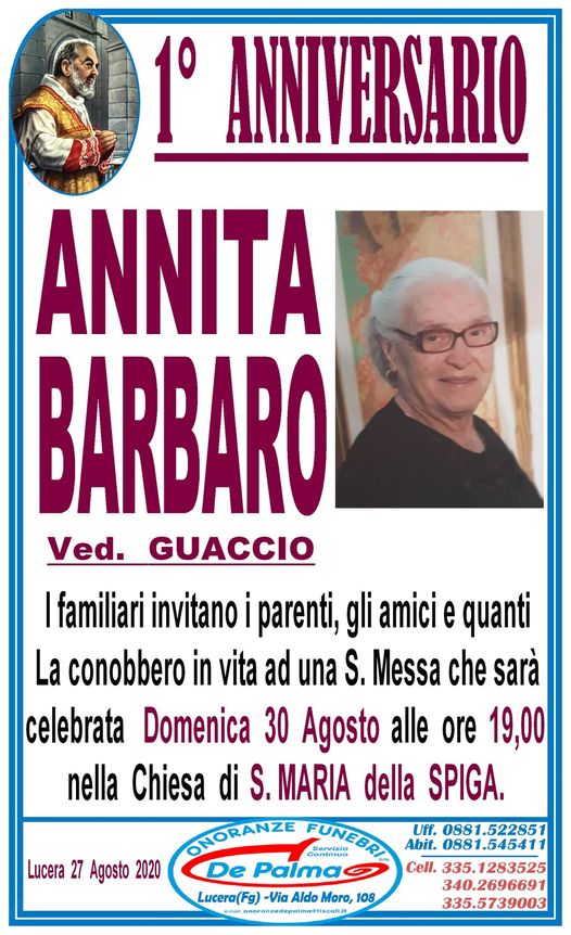 Onoranze funebri Lucera