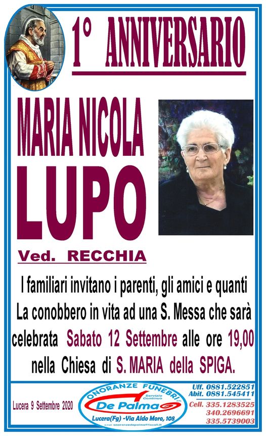 Pompe funebri Lucera