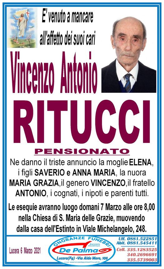 onoranze funebri Lucera