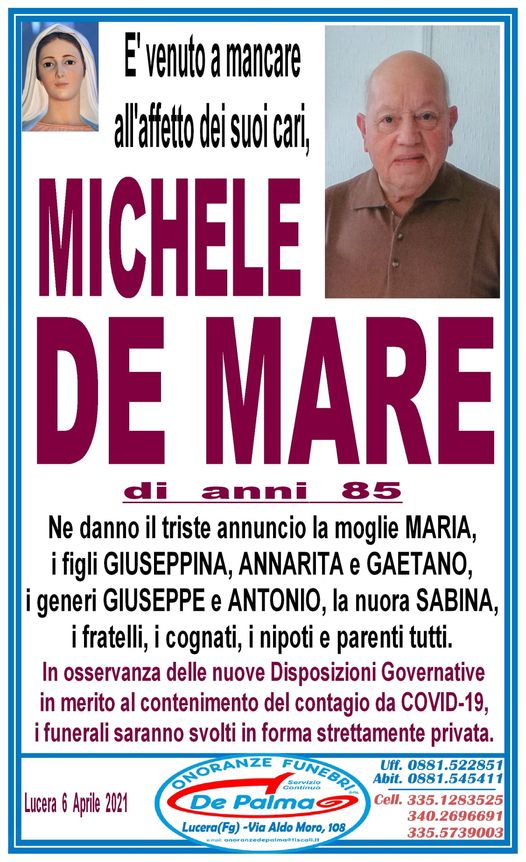 onoranze funebri lucera