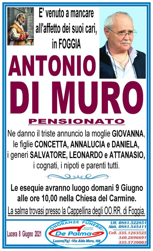 onoranze funebri lucera