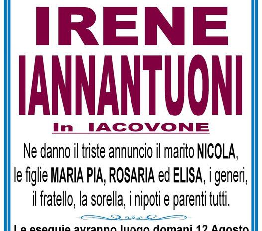 onoranze funebri lucera