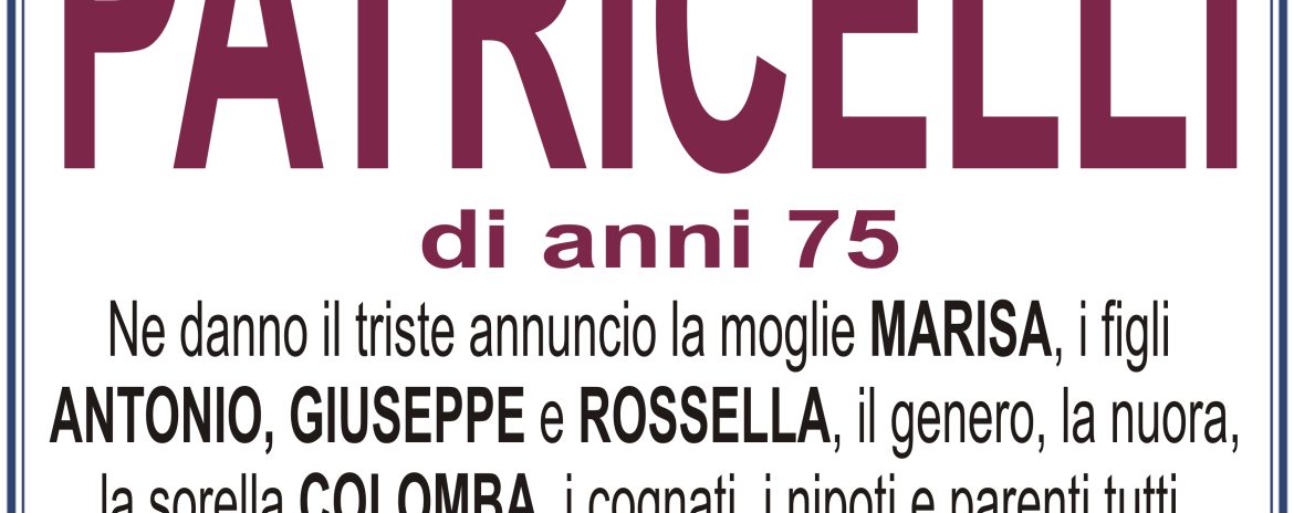 Def. Michele Patricelli